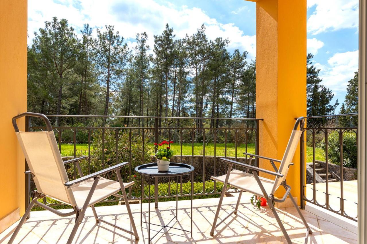 Spyrelia Villa With Private Pool & Outdoor Hot Tub Dassia  Exterior photo